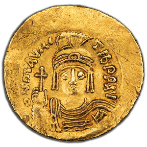 SOLD Ancient Rome Maurice AD 583-601 AV Solidus Coin SB #478