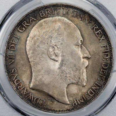 SOLD Great Britain 1902 1 One Crown Silver Coin - PCGS MS-64