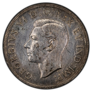 SOLD Canada 1938 $1 Silver Dollar Coin - Cleaned