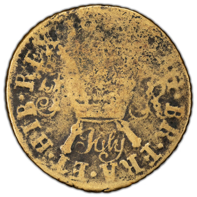 SOLD Ireland 1690 June 30 Pence Half Crown Gun Money Coin S-6580
