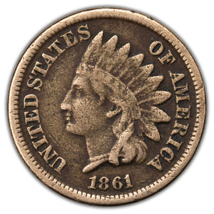 SOLD United States 1861 1 Indian Head Cent Coin