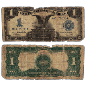 SOLD United States 1899 $1 Silver Certificate Note "Black Eagle" - Filler (issues)