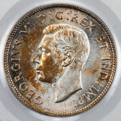 SOLD Canada 1947 25 Cents Quarter Silver Coin - PCGS MS-63