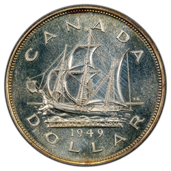 SOLD Canada 1949 $1 Silver Dollar Coin - Choice Uncirculated