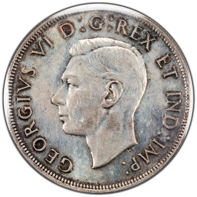 Canada 1945 $1 Silver Dollar Coin - ICCS MS-62