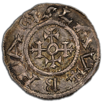 Bohemia Bretislaus I 1034-55 Denar Silver Coin CACH #310 Smerda #145