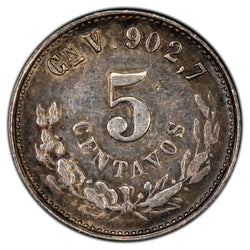 Mexico 1903-Cn V 5 Centavos Silver Coin