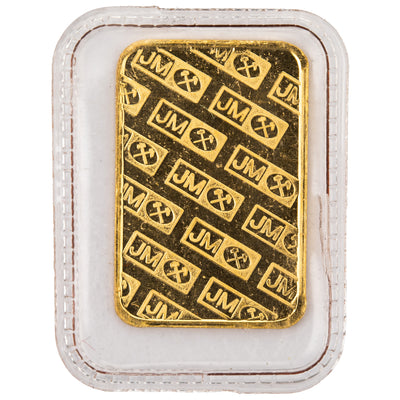 SOLD Johnson Matthey 2.5 Gram .9999 Gold Bar - Sealed Scarcer Weight