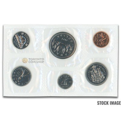 Canada 1977 FWL 6-Coin PL Proof-Like Mint Coin Set - Envelope + COA