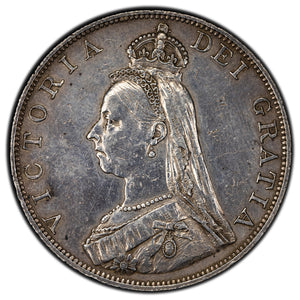 SOLD Great Britain 1887 Double Florin Silver Coin KM #763