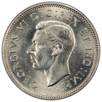 SOLD Canada 1938 5 Cents Nickel Coin - ICCS MS-63