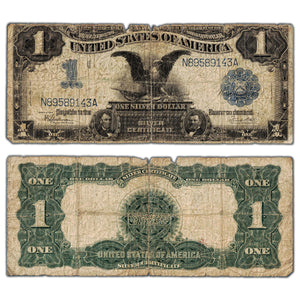 SOLD United States 1899 $1 Silver Certificate Note "Black Eagle" - Filler