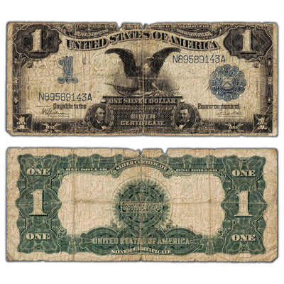 SOLD United States 1899 $1 Silver Certificate Note "Black Eagle" - Filler