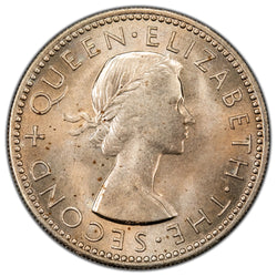New Zealand 1953 Shilling Coin
