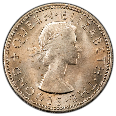 New Zealand 1953 Shilling Coin