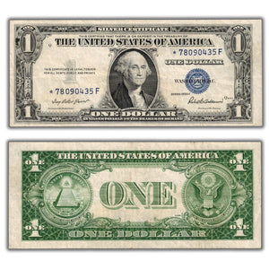 SOLD United States 1935F $1 Silver Certificate Star Note FR #1615*