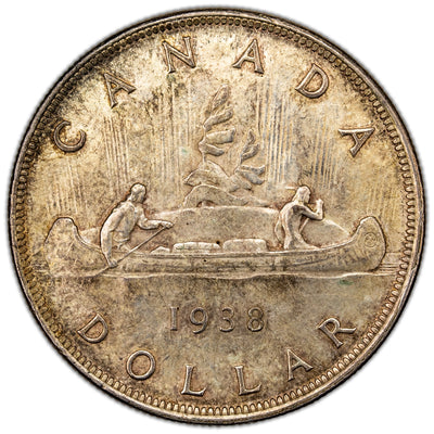 SOLD Canada 1938 $1 Silver Dollar Coin - EF-45