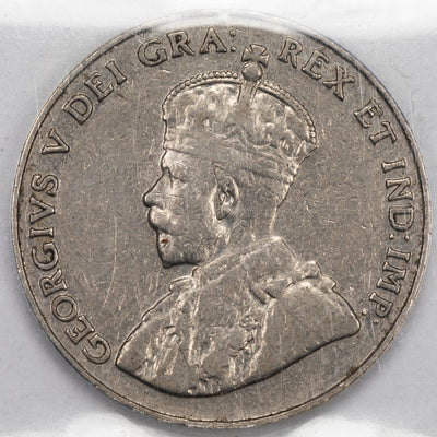 SOLD Canada 1932 Far 2 5 Cents Nickel Coin - Tough Variety - ICCS VF-20