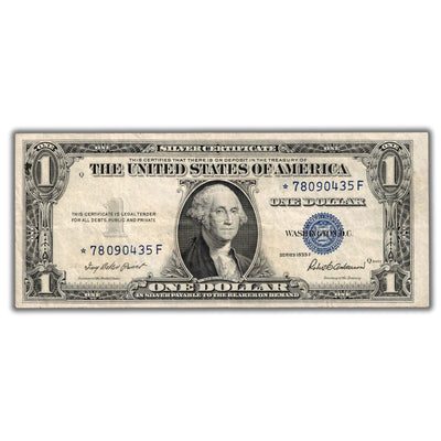 SOLD United States 1935F $1 Silver Certificate Star Note FR #1615*