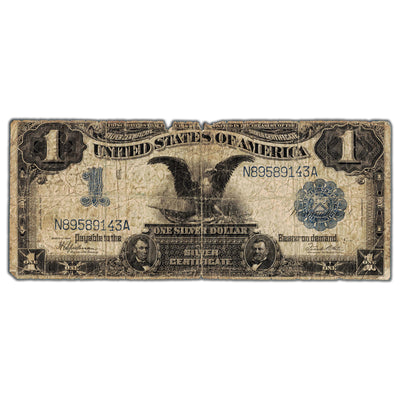 SOLD United States 1899 $1 Silver Certificate Note "Black Eagle" - Filler