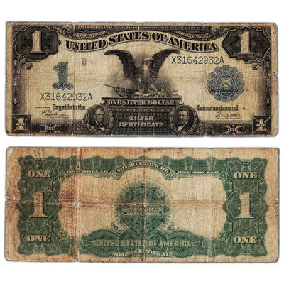 SOLD United States 1899 $1 Silver Certificate Note "Black Eagle" - Circulated (issues)