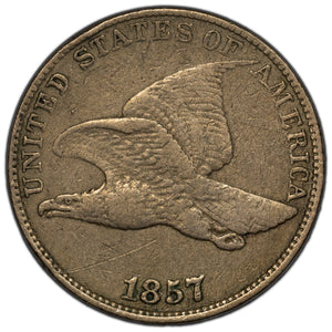 SOLD United States 1857 1 Cent Flying Eagle Penny