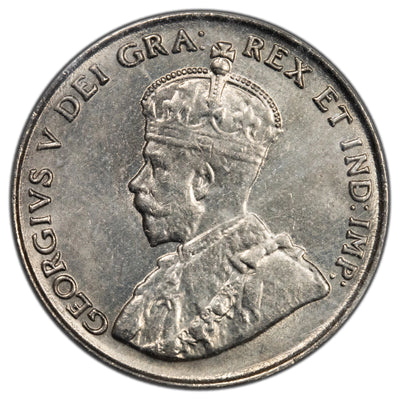 Canada 1936 5 Cents Nickel Coin - ICCS MS-63