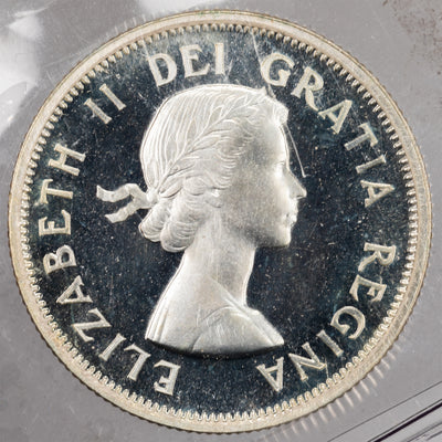 SOLD Canada 1953 SF 25 Cents Quarter Silver Coin - ICCS Proof-Like PL-65 Heavy Cameo