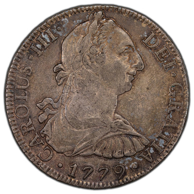Mexico 1779 Mo-FF 8 Reales Silver Coin