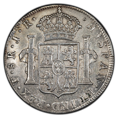 SOLD Bolivia 1774 JR 8 Reales Silver Coin KM #55 - Cleaned