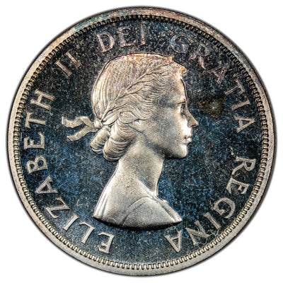 Canada 1959 $1 Silver Dollar Coin - Gem Proof Like