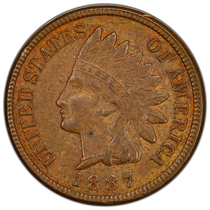 SOLD United States 1887 1 Cent Indian Head Penny Coin