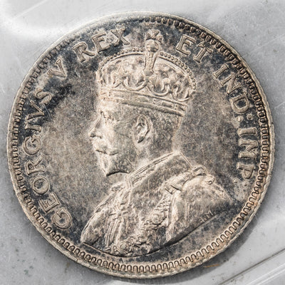 Canada 1911 10 Cents Dime Silver Coin - ICCS EF-40