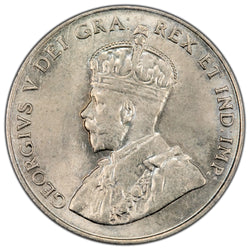 Canada 1922 5 Cents Nickel Coin - ICCS MS-63