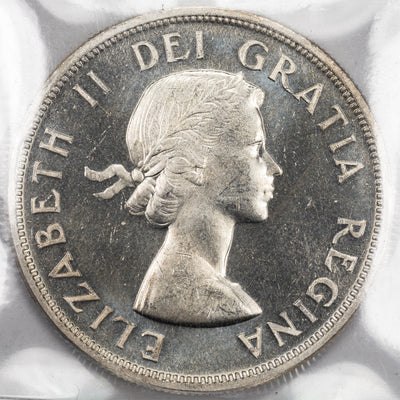 SOLD Canada 1956 $1 Silver Dollar Coin - ICCS MS-64