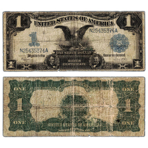 SOLD United States 1899 $1 Silver Certificate Note "Black Eagle" - Circulated (issues)