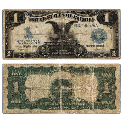 SOLD United States 1899 $1 Silver Certificate Note "Black Eagle" - Circulated (issues)