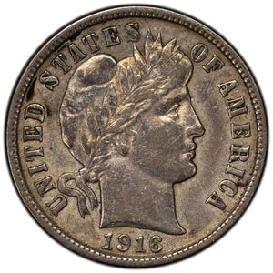 SOLD United States 1916-S 10 Cents Barber Dime Silver Coin