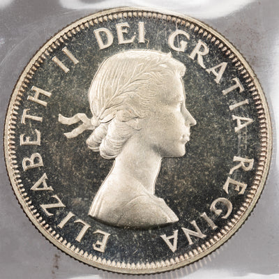 SOLD Canada 1953 SF 50 Cents Silver Coin - ICCS Proof-Like PL-65 Heavy Cameo