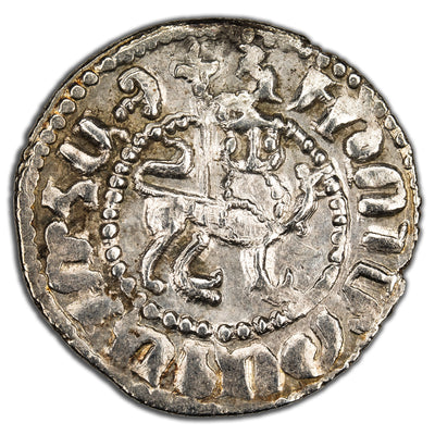 Armenia, Celicia Hetoum & Zabel 1226-1270 Tram Silver Coin Nercessian #339