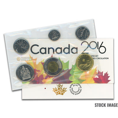 Canada 2016 6-Coin PL Proof-Like Mint Coin Set - Original RCM Packaging