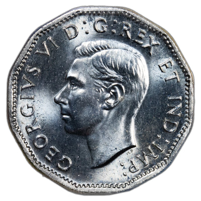 Canada 1945 5 Cents Nickel Coin - ICCS MS-65