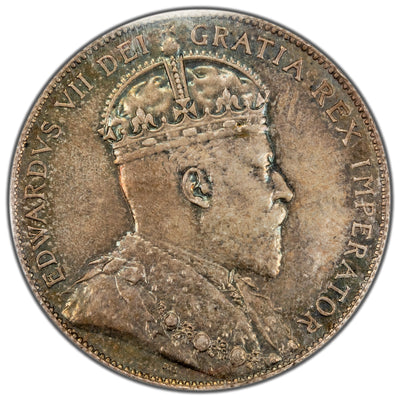 Canada 1908 50 Cents Half Dollar Silver Coin - ICCS SP-66 - Specimen Strike