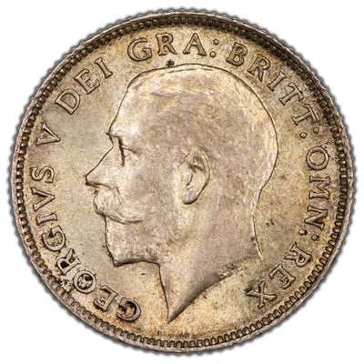Great Britain 1916 6 Six Pence Silver Coin