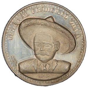 SOLD Mexico C. 1960 General Francisco Villa Medal 41mm