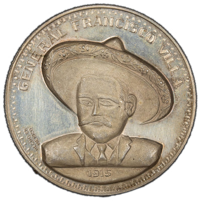 SOLD Mexico C. 1960 General Francisco Villa Medal 41mm