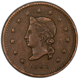 SOLD United States 1863 Grand Rapids, MI Kruger & Booth Civil War Token