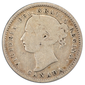SOLD Canada 1888 10 Ten Cents Dime Silver Coin - G-4