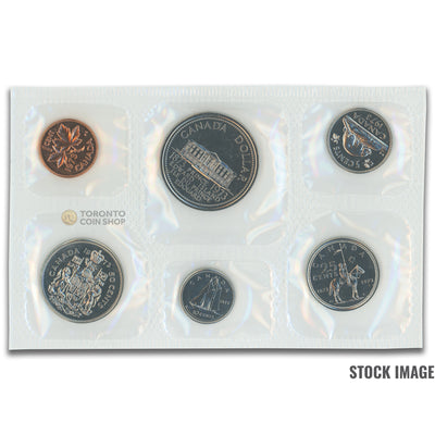 Canada 1973 Small Bust 6-Coin PL Proof-Like Mint Coin Set - Envelope + COA