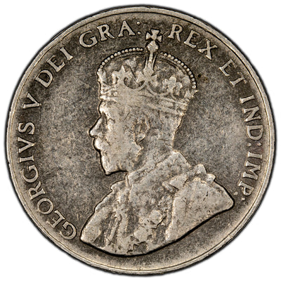 SOLD Canada 1925 5 Cents Nickel Coin - Key Date - F-15